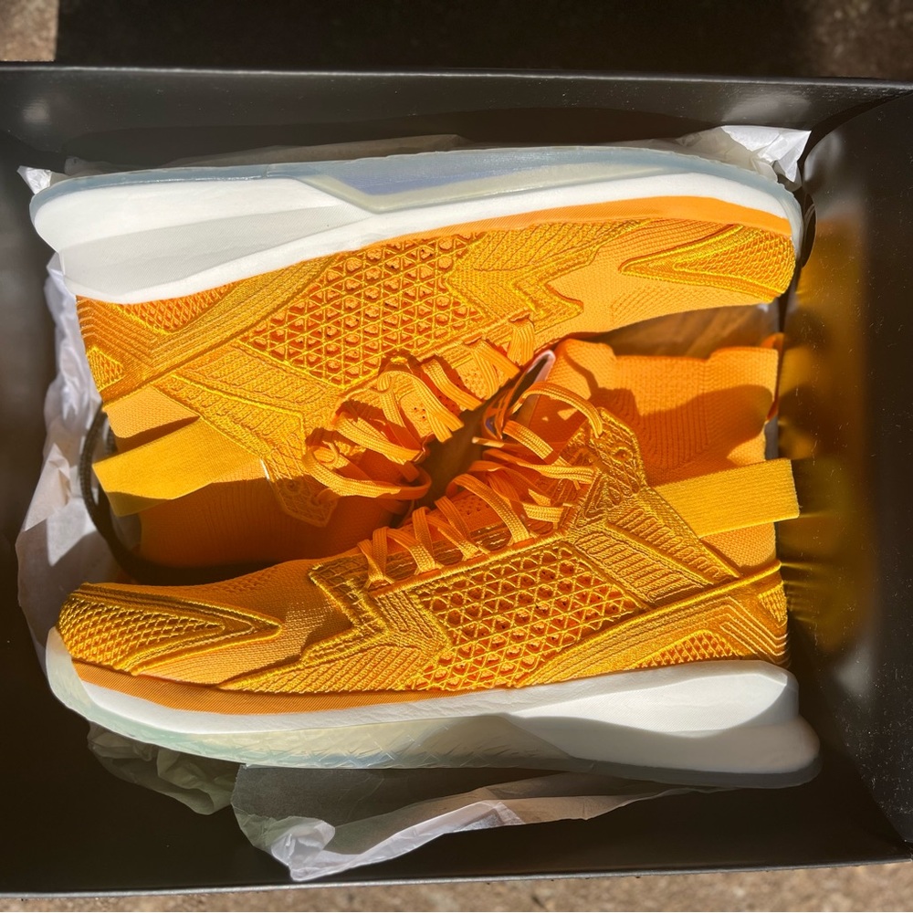 🆕 APL Men's Bright Orange Athletic Shoes Size 13